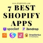 "Dropshipping automation tool dashboard for Shopify store in 2025"
