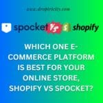 Dropshipping automation tool dashboard for Shopify store in 2025