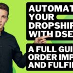 Dropshipping automation tool dashboard for Shopify store in 2025