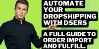 Dropshipping automation tool dashboard for Shopify store in 2025