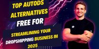 Dropshipping automation tool dashboard for Shopify store in 2025
